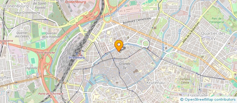 localisation de l'entreprise SCI NEWLOGO  STRASBOURG