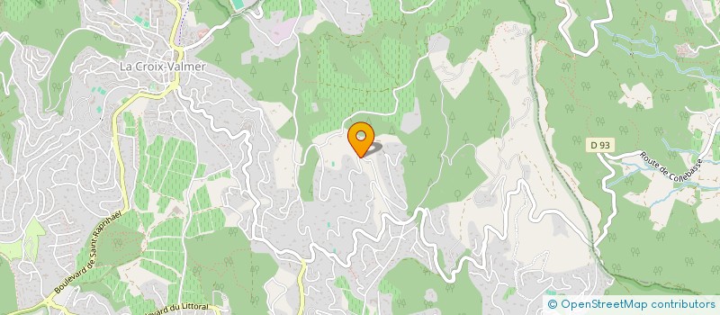 localisation de l'entreprise SCI NEWMAN CLAN  LA CROIX-VALMER