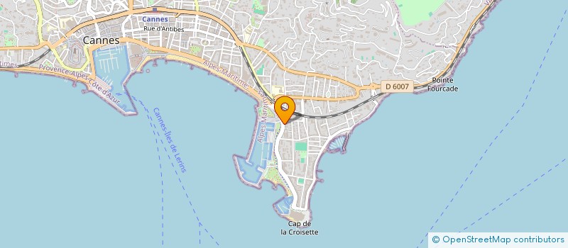localisation de l'entreprise SCI NEWPORT à CANNES