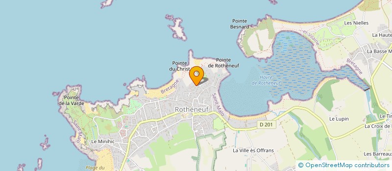 localisation de l'entreprise SCI NEWQUAY.COM  SAINT-MALO