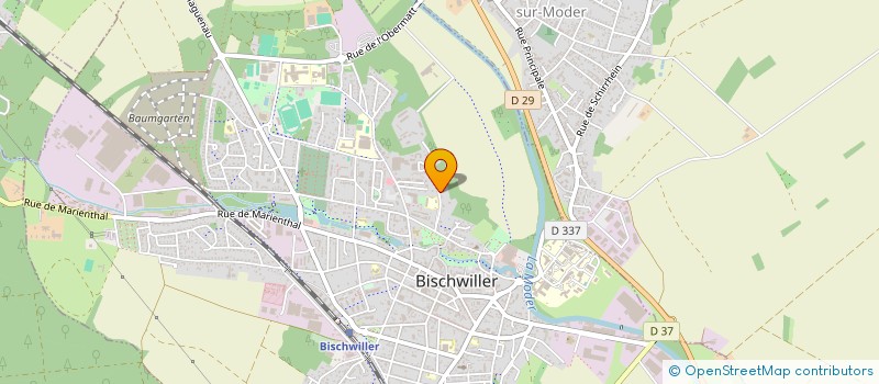 localisation de l'entreprise SCI NEWS  BISCHWILLER