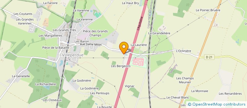 localisation de l'entreprise SCI NEWSTAR  VILLEPERDUE