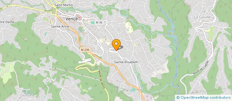 localisation de l'entreprise SCI NEWTDM  VENCE