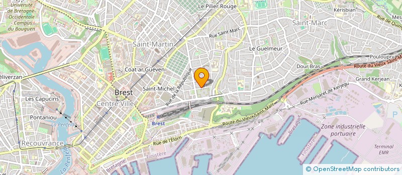 localisation de l'entreprise SCI NEWTON  BREST