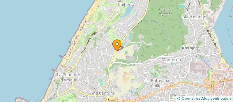 localisation de l'entreprise SCI NEWTON  ANGLET