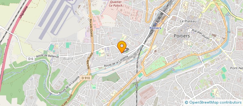 localisation de l'entreprise SCI NEWTON  POITIERS