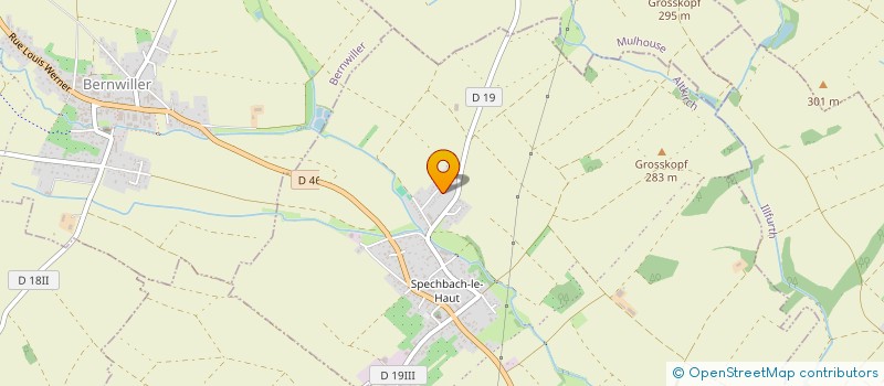 localisation de l'entreprise SCI NEWTON  SPECHBACH