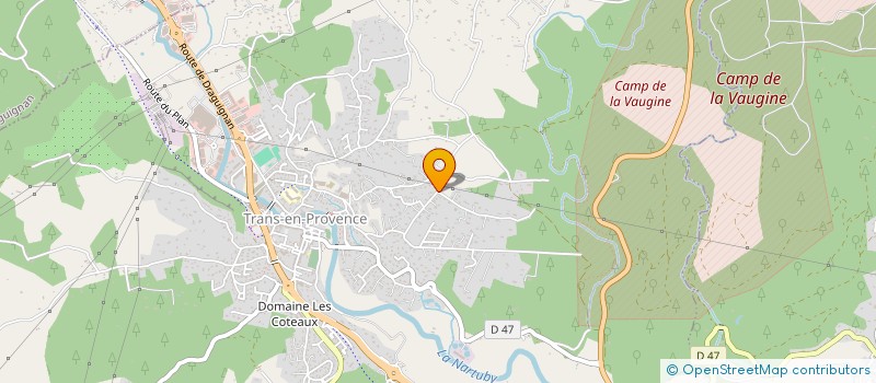 localisation de l'entreprise SCI NEWTONGAUTIER à TRANS-EN-PROVENCE