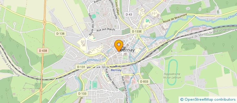 localisation de l'entreprise SCI NEXIMMO  BERNAY