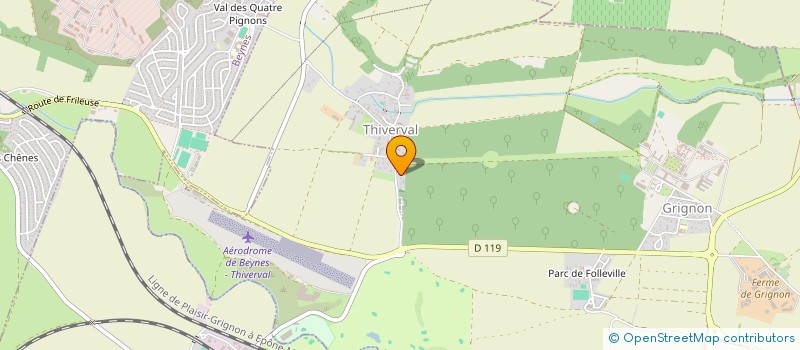 localisation de l'entreprise SCI NEXIMO 78  THIVERVAL-GRIGNON