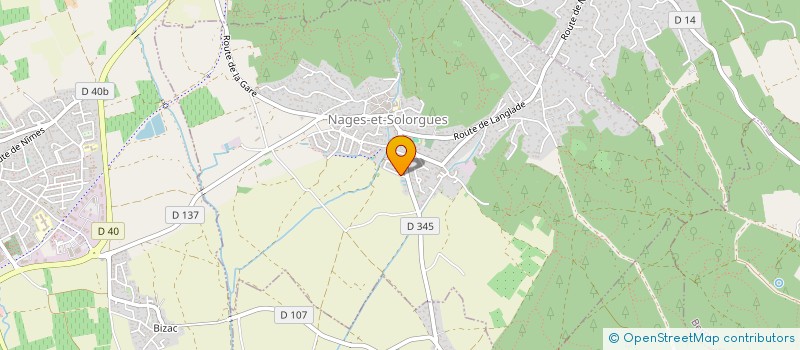 localisation de l'entreprise SCI NEXORA  NAGES-ET-SOLORGUES