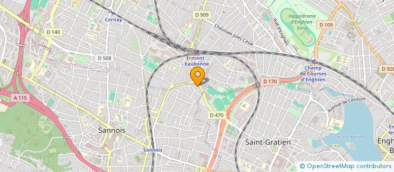 localisation de l'entreprise SCI NEXT IMMO  SANNOIS