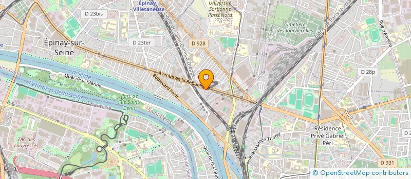 localisation de l'entreprise SCI NEXT IMMO à EPINAY-SUR-SEINE