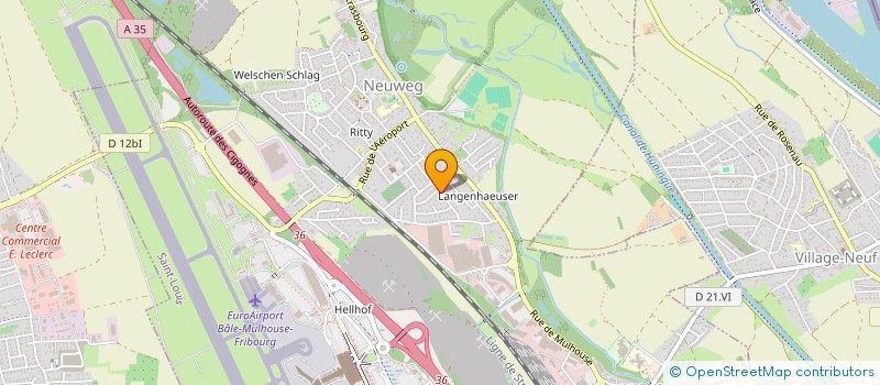 localisation de l'entreprise SCI NEXTEA  SAINT-LOUIS