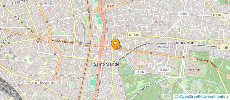 localisation de l'entreprise SCI NEXTGEN à SAINT-MANDE