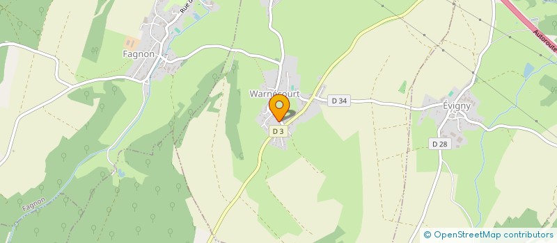 localisation de l'entreprise SCI NEXTONE  WARNECOURT