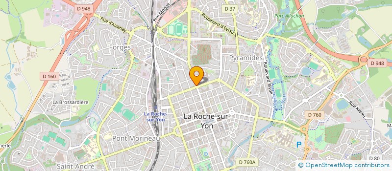 localisation de l'entreprise SCI NEY  LA ROCHE-SUR-YON