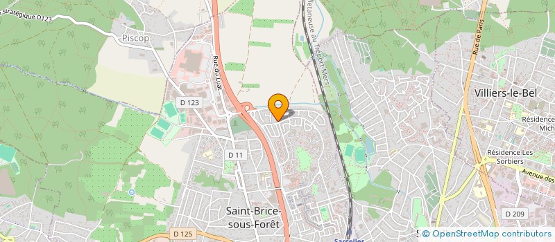 localisation de l'entreprise SCI NEY à SAINT-BRICE-SOUS-FORET