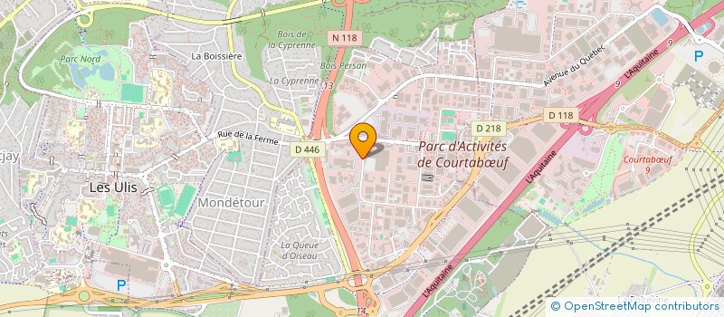 localisation de l'entreprise SCI NEY à LES ULIS