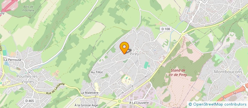 localisation de l'entreprise SCI NEY  PIREY