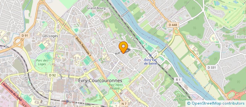 localisation de l'entreprise SCI NEYLA à EVRY-COURCOURONNES