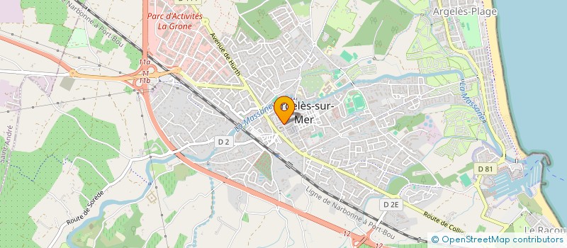localisation de l'entreprise SCI NEYRET-VOLLE à ARGELES-SUR-MER