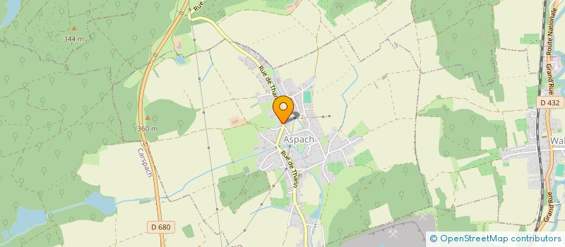 localisation de l'entreprise SCI NEZUS  ASPACH