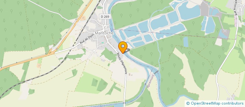 localisation de l'entreprise SCI NF IMMO  MANTOCHE