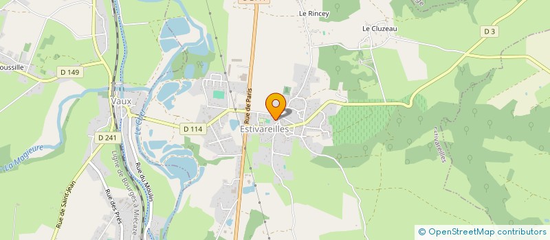 localisation de l'entreprise SCI NF IMMO  ESTIVAREILLES