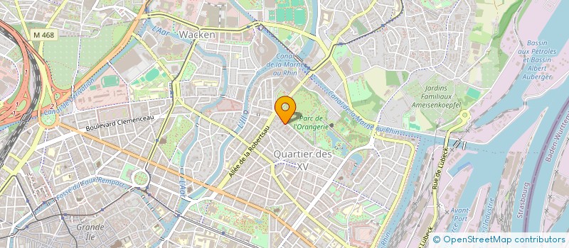 localisation de l'entreprise SCI NF2  STRASBOURG