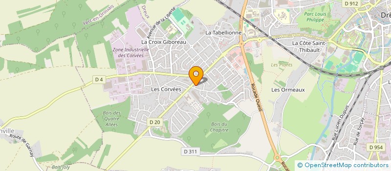 localisation de l'entreprise SCI NFCD à VERNOUILLET