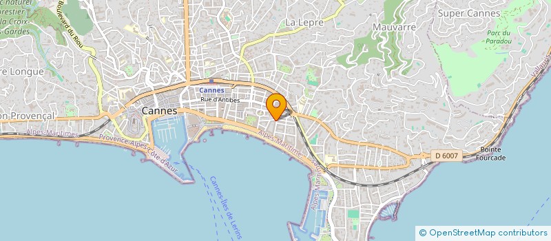 localisation de l'entreprise SCI NFCT à CANNES