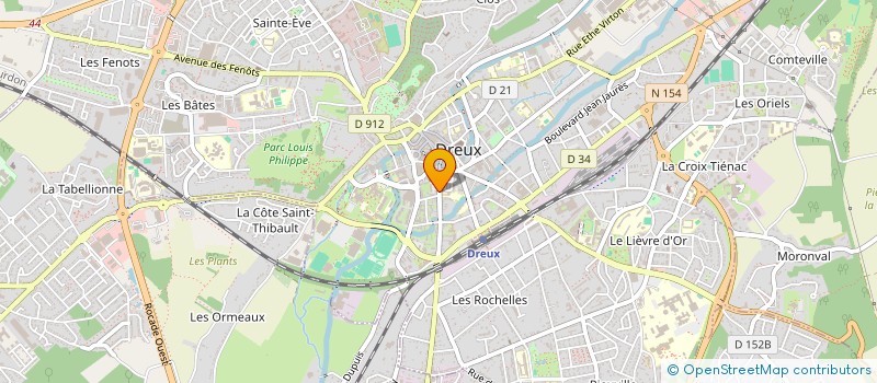 localisation de l'entreprise SCI NFD à DREUX