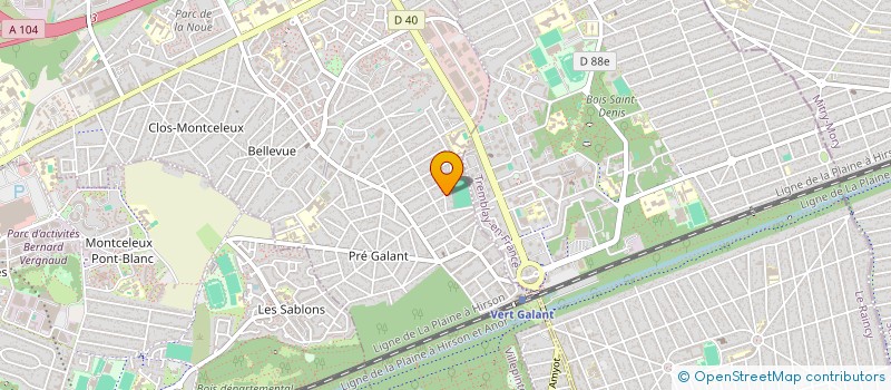 localisation de l'entreprise SCI NFD à VILLEPINTE