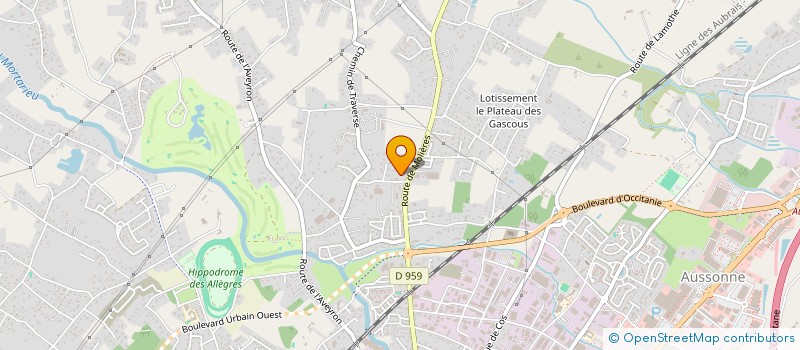 localisation de l'entreprise SCI NFJL  MONTAUBAN