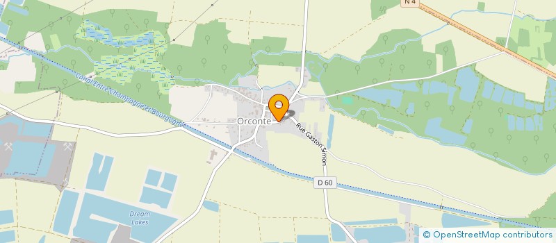 localisation de l'entreprise SCI NFL  ORCONTE
