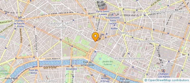 localisation de l'entreprise SCI NFP  PARIS