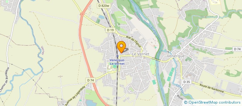 localisation de l'entreprise SCI NG  VERNET