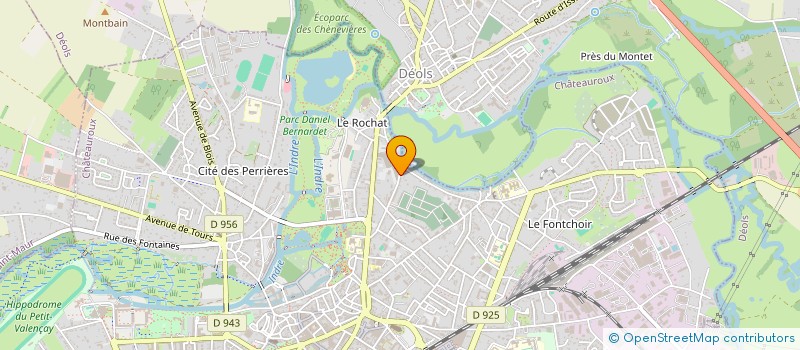 localisation de l'entreprise SCI NG BEANNE à CHATEAUROUX