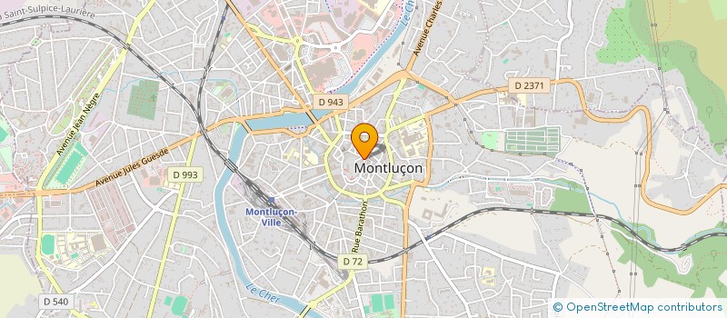 localisation de l'entreprise SCI NG IMMO à MONTLUCON