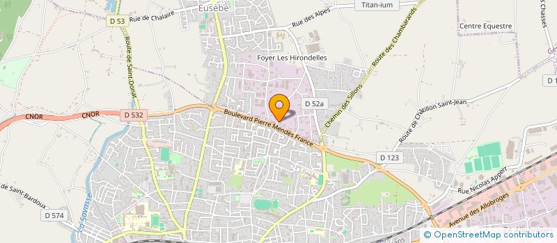 localisation de l'entreprise SCI NG INVESTISSEMENT  MOURS-SAINT-EUSEBE