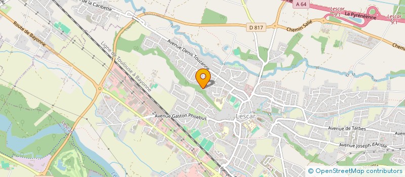 localisation de l'entreprise SCI NG KERAVAL  LESCAR