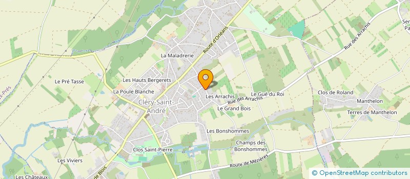 localisation de l'entreprise SCI NG LES MUIDS à CLERY-SAINT-ANDRE