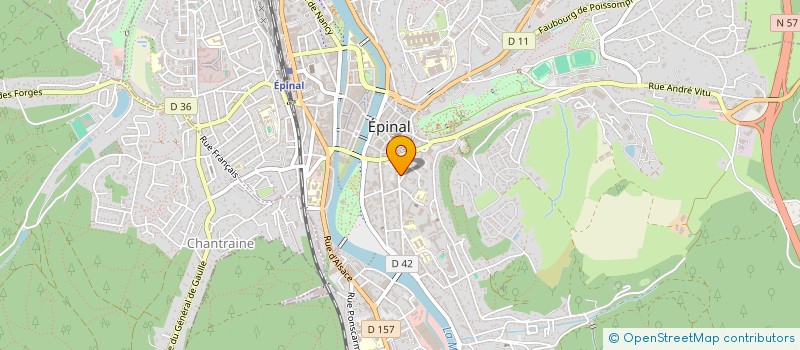 localisation de l'entreprise SCI NG RUE THIERS à EPINAL