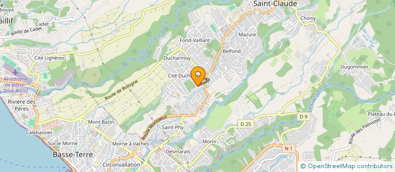 localisation de l'entreprise SCI NG7 à SAINT-CLAUDE