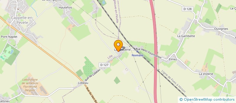 localisation de l'entreprise SCI NGA  CAPPELLE-EN-PEVELE