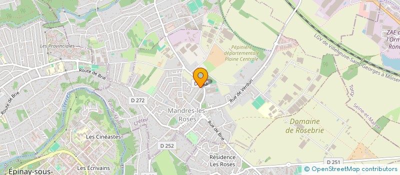 localisation de l'entreprise SCI NGC  MANDRES-LES-ROSES