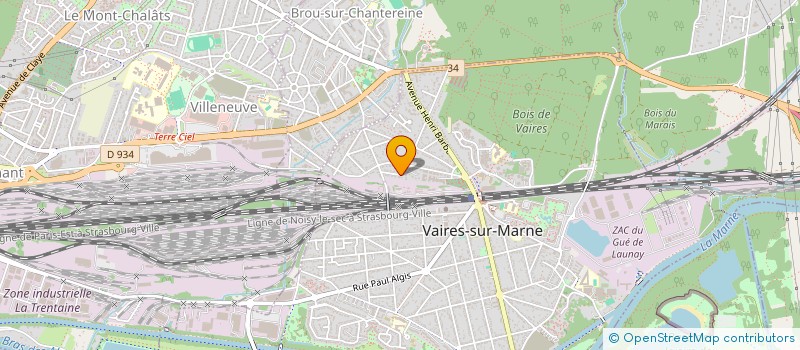 localisation de l'entreprise SCI NGH  VAIRES-SUR-MARNE