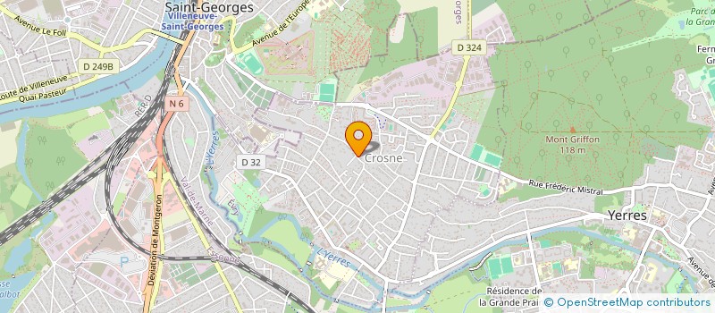 localisation de l'entreprise SCI NGH YAVUZ  CROSNE