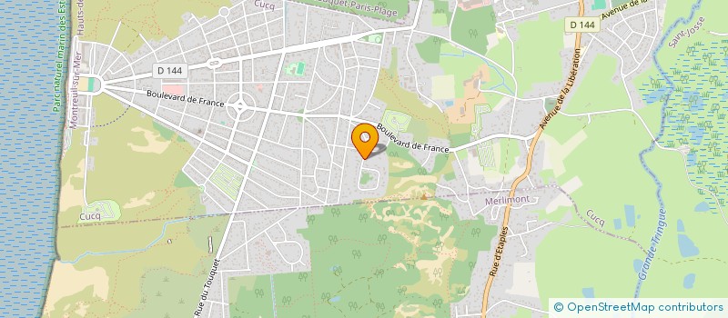 localisation de l'entreprise SCI NGJ1  CUCQ